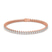 Lilac Pear Lab Diamond Tennis Bracelet