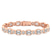 Amalthea Emerald and Round Lab Diamond Tennis Bracelet