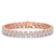 Isidora Round Double Row Lab Diamond Tennis Bracelet