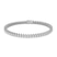 Lilac Pear Lab Diamond Tennis Bracelet