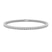 10ct White Gold Nemy Half Bezel Round Lab Diamond Tennis Bracelet (2 Ct. Tw.)