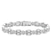 Amalthea Emerald and Round Lab Diamond Tennis Bracelet