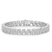 Isidora Round Double Row Lab Diamond Tennis Bracelet