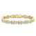 Amalthea Emerald and Round Lab Diamond Tennis Bracelet