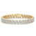 Isidora Round Double Row Lab Diamond Tennis Bracelet