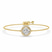 Isabella Round Halo Fashion Bracelet