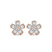 Daisy Flower Fashion Lab Diamond Stud Earrings
