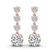 Round Fashion Lab Diamond Dangle Earrings