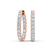 Isla Round Lab Diamond Hoop Earrings