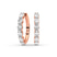 Saylor Oval Lab Diamond Hoop Earrings