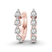 Clara Pear Lab Diamond Huggie Earrings
