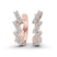 Capella Round Lab Diamond Huggie Earrings