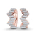 Siena Baguette Lab Diamond Huggie Earrings