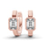 Auri Single Emerald Lab Diamond Earrings