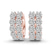 Aster Sequence Lab Diamond Huggie Earrings
