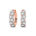 14kt Rose Gold Eudora Pear Lab Diamond Hoop Earrings (2 Ct. Tw.)