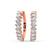 April Marquise Lab Diamond Hoop Earrings