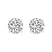 9ct Rose Gold Four Prong Round Lab Diamond Stud Earrings (1 Ct. Tw.)