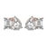 Double Delight Lab Diamond Stud Earrings