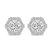 Rafflesia Flower Fashion Lab Diamond Stud Earrings