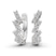 Capella Round Lab Diamond Huggie Earrings