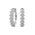 10kt White Gold Jovana Oval Lab Diamond Hoop Earrings (7 Ct. Tw.)