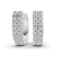 Twin Shimmer Lab Diamond Huggie Earrings