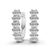Altair Oval Lab Diamond Huggie Earrings