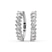 10ct White Gold April Marquise Lab Diamond Hoop Earrings (1 Ct. Tw.)