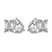 Double Delight Lab Diamond Stud Earrings