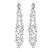 10kt White Gold Waterfall Dangling Earrings (12 Ct. Tw.)