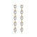 Salvia Fashion Lab Diamond Dangle Earrings