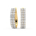 Gracie Double Row Round Lab Diamond Hoop Earrings
