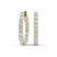 Isla Round Lab Diamond Hoop Earrings