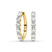 Saylor Oval Lab Diamond Hoop Earrings
