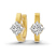 Maia Classic Round Lab Diamond Earrings