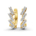 Capella Round Lab Diamond Huggie Earrings