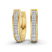 Ines Princess Lab Diamond Huggie Earrings