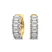 Darya Emerald Lab Diamond Hoop Earrings