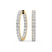 Meara Round Lab Diamond Hoop Earrings