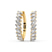 April Marquise Lab Diamond Hoop Earrings