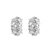 14ct Yellow Gold Four Prong Oval Lab Diamond Stud Earrings (10 Ct. Tw.)