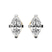 10kt Yellow Gold Four Prong Marquise Lab Diamond Stud Earrings (1 Ct. Tw.)