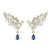 10kt Yellow Gold Ocean Drop Earrings (7 Ct. Tw.)