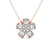 Pear Petal Lab Diamond Fashion Necklace