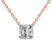 Bianca Cushion Lab Diamond Solitaire Necklace