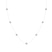 Heartline Glow Round Lab Diamond Station Fashion Necklace