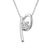 Minimal Lab Diamond Initial P Necklace