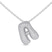 Lab Diamond Initial A Necklace