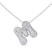 Lab Diamond Initial M Necklace